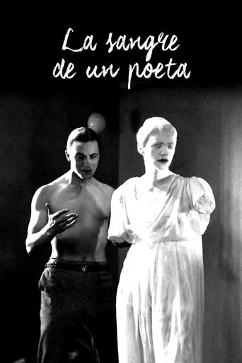 Póster de La sangre de un poeta (1932) con Elizabeth Lee Miller como Statue