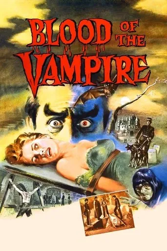 Póster de La sangre del vampiro (1958) con Milton Reid como Executioner