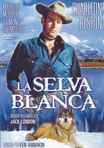 Póster de La selva blanca (1972) con Sancho Gracia como Taglish Charlie