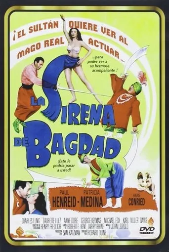 Póster de La sirena de Bagdad (1953) con Carl Milletaire como Hamid