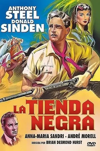 Póster de La tienda negra (1956) con Anna Maria Sandri como Mabrouka ben Yussef
