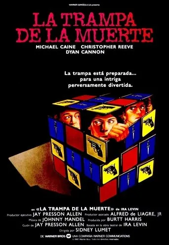 Póster de La trampa de la muerte (1982) con Christopher Reeve como Clifford Anderson