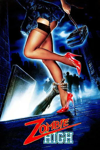 Póster de La universidad de los zombis (1987) con Walter Addison como Chief Hillis