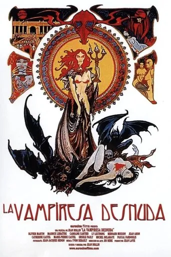 Póster de La vampiresa desnuda (1970) con Pascal Fardoulis como Robert