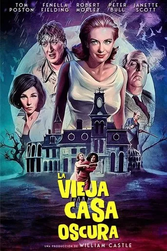Póster de La vieja casa oscura (1963) con Janette Scott como Cecily Femm