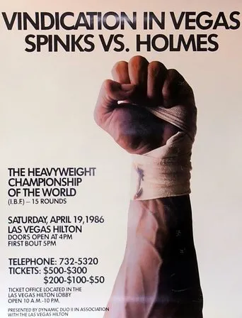 Póster de Larry Holmes vs. Michael Spinks II