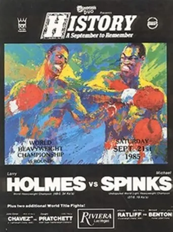 Póster de Larry Holmes vs. Michael Spinks