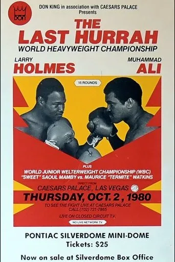 Póster de Larry Holmes vs. Muhammad Ali