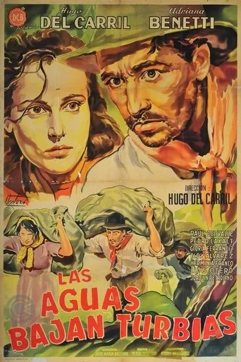 Póster de Las aguas bajan turbias