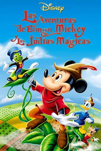Póster de Las aventuras de Bongo, Mickey y las judías mágicas (1947) con Dinah Shore como Narrator (voice)