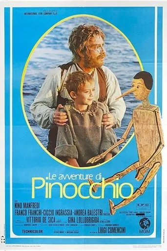 Póster de Las aventuras de Pinocho (1972) con Gina Lollobrigida como Fata