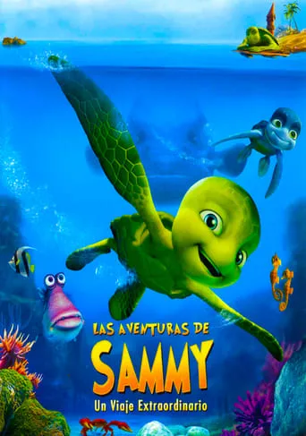 Póster de Las aventuras de Sammy (2010) con Gemma Arterton como Shelly (voice)