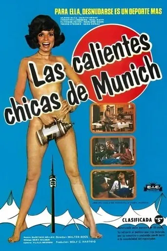 Póster de Las calientes chicas de Munich (1972) con Ingeborg Steinbach como Irma