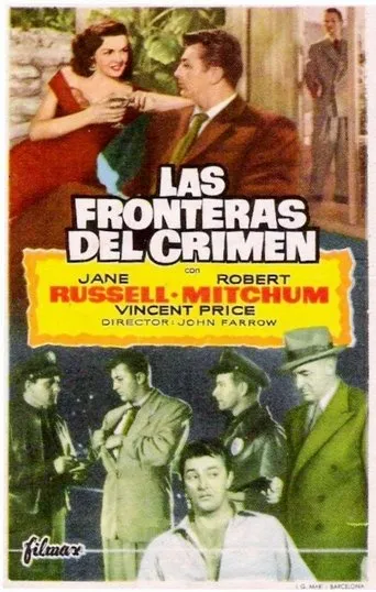 Póster de Las fronteras del crimen (1951) con Philip Van Zandt como Jose Morro