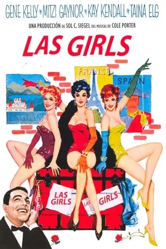 Póster de Las Girls (1957) con Barrie Chase como Dancer in 'Les Girls' Number (uncredited)