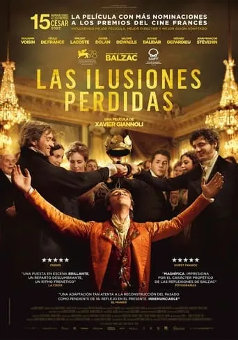 Póster de Las ilusiones perdidas (2021) con Benjamin Voisin como Lucien de Rubempré