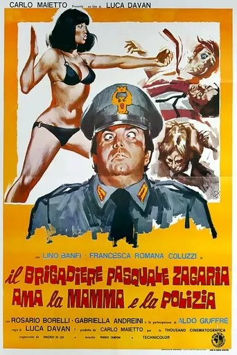 Póster de Las Locas Correrias Del Superagente Zacarias (1973) con Aldo Giuffrè como Zoppas