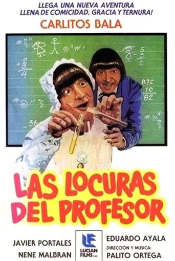 Póster de Las locuras del profesor