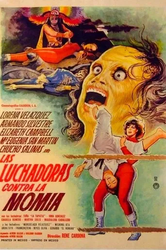 Póster de Las luchadoras contra la momia