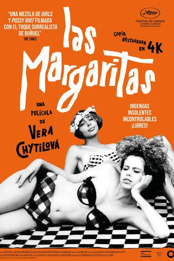 Póster de Las margaritas (1966) con Ivana Karbanová como Marie II