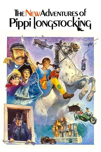 Póster de Las nuevas aventuras de Pippi Calzaslargas (1988) con Bridget Brno como Chrissy