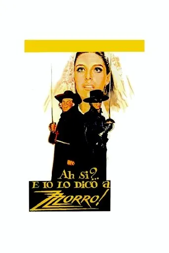Póster de Las nuevas aventuras del Zorro (1975) con Antonio Pica como Major André de Colignac
