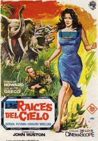 Póster de Las raíces del cielo