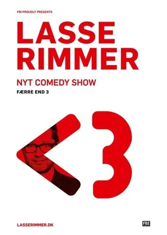 Póster de Lasse Rimmer: Færre end 3