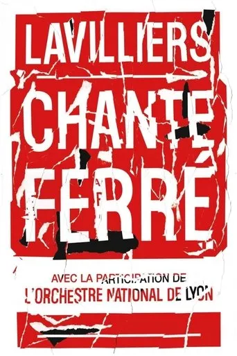 Póster de Lavilliers chante Ferré