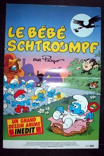 Póster de Le bébé schtroumpf