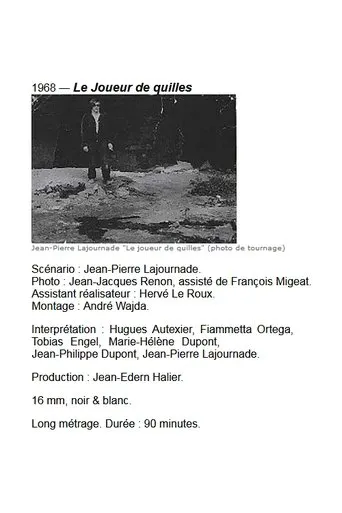 Póster de Le joueur de quilles