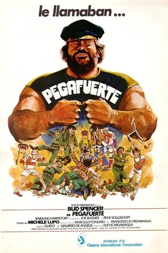 Póster de Le llamaban... Pegafuerte (1978) con Joe Bugner como Alberto Sarticoli 'Orso' a/k/a 'Bear'