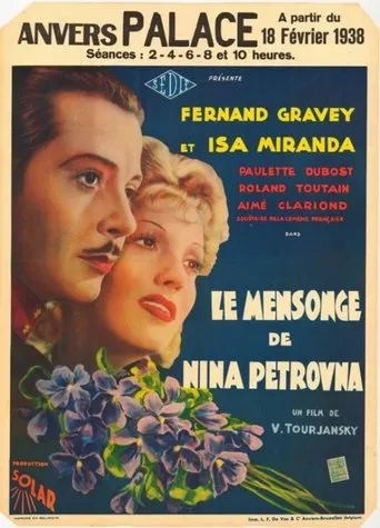 Póster de Le Mensonge de Nina Petrovna