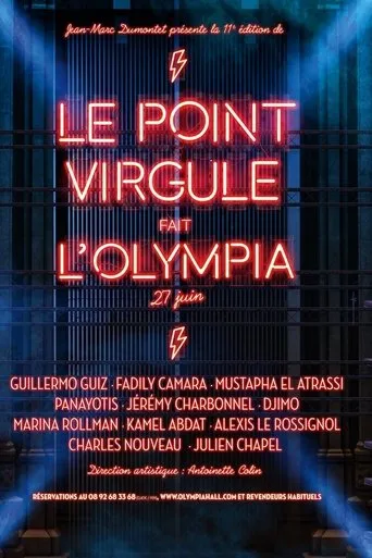 Póster de Le Point Virgule fait l'Olympia - 11e édition