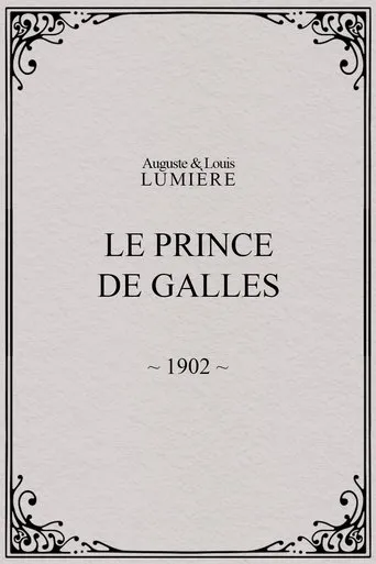 Póster de Le prince de Galles