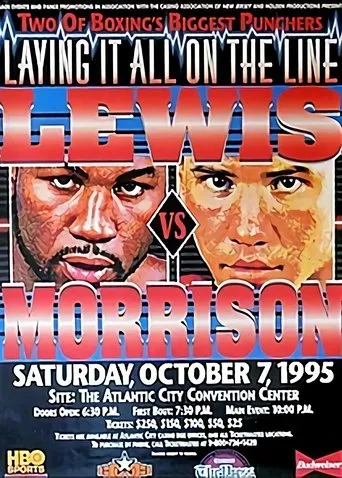 Póster de Lennox Lewis vs. Tommy Morrison