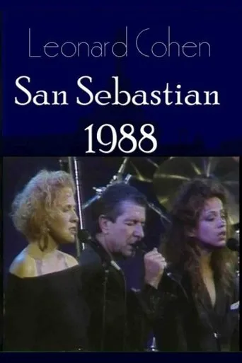 Póster de Leonard Cohen: San Sebastián 1988