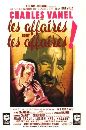 Póster de Les affaires sont les affaires