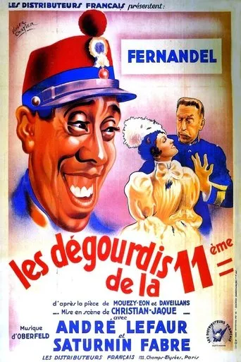 Póster de Les Dégourdis de la 11e
