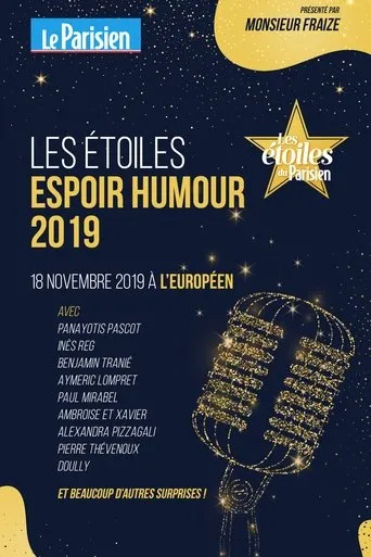 Póster de Les Etoiles Espoir Humour Du Parisien 2019