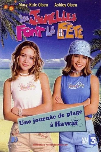Póster de Les Jumelles font la fête : Une journée de plage à Hawaï