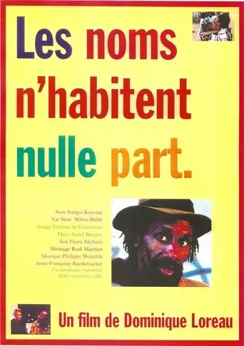 Póster de Les noms n'habitent nulle part