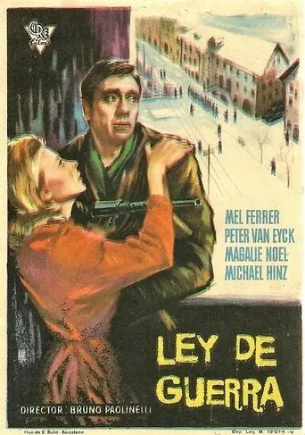 Póster de Ley de guerra (1961) con Franz Muxeneder como Deutscher Feldwebel