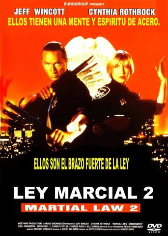 Póster de Ley marcial II (1991) con Evan Lurie como Tanner