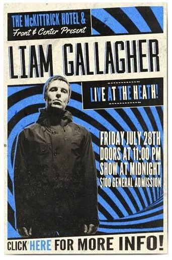 Póster de Liam Gallagher - McKittrick Hotel