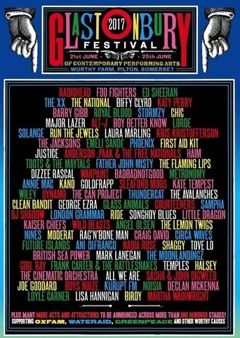 Póster de Liam Gallagher at Glastonbury 2017