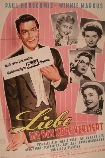 Póster de Liebe, die den Kopf verliert