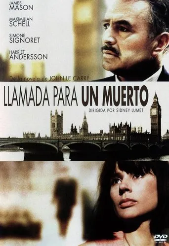 Póster de Llamada para un muerto (1967) con Corin Redgrave como David