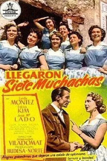 Póster de Llegaron siete muchachas