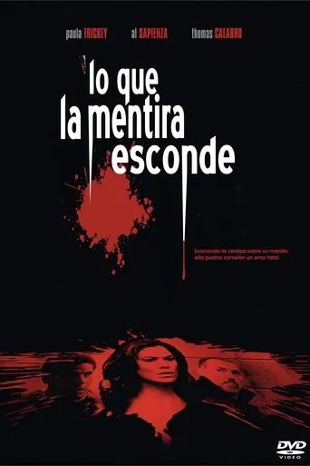 Póster de Lo que la mentira esconde (2007) con Thomas Calabro como Trey Mitchell